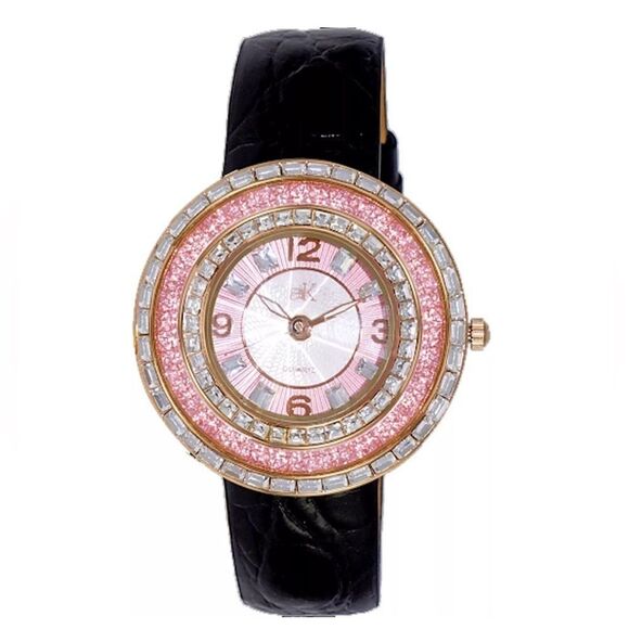 DESIGNER ADEE KAYE BEVERLY HILLS FACETTA AUSTRIAN CRYSTAL WATCH BRAND NEW - Picture 1 of 13